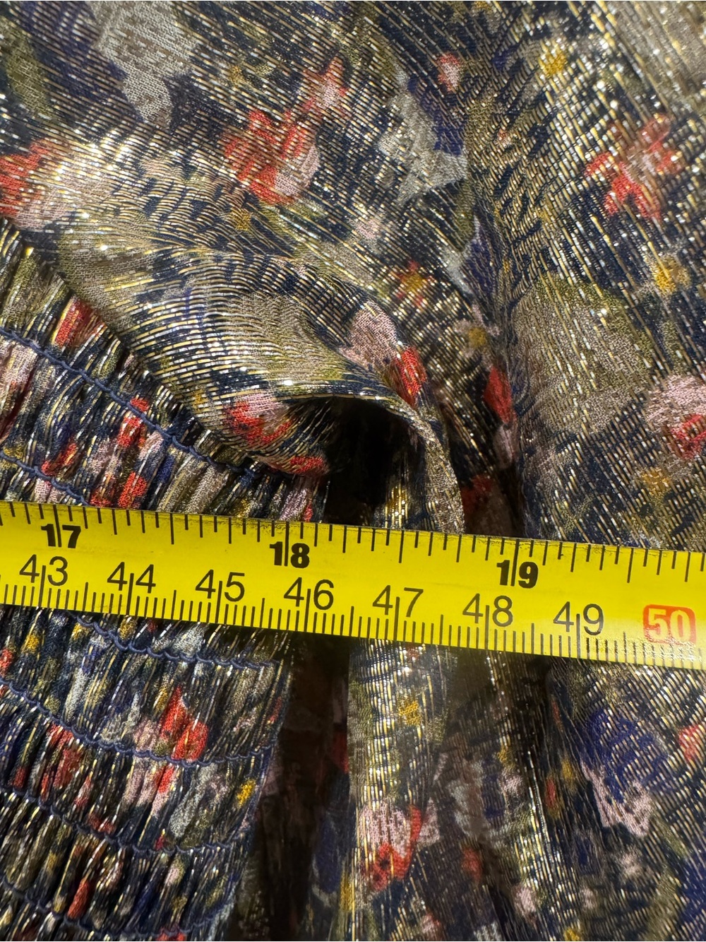 Free People Luxalina Metallic Floral Silk Maxi Dress Large Open Back Stunning - Picture 8 of 17